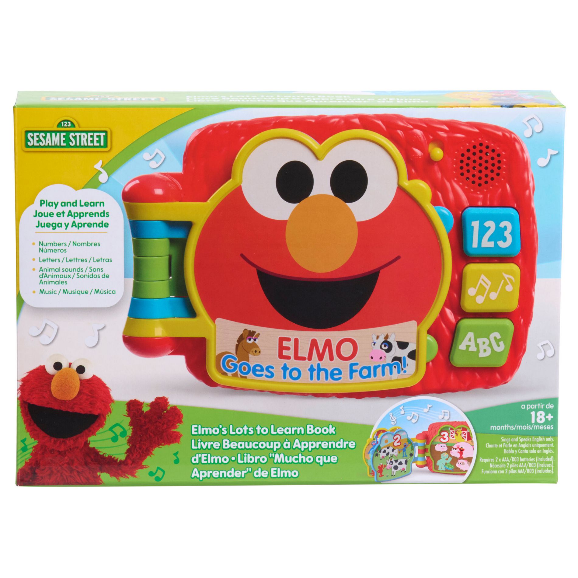 Sesame Street Elmo's Lots to Learn Book