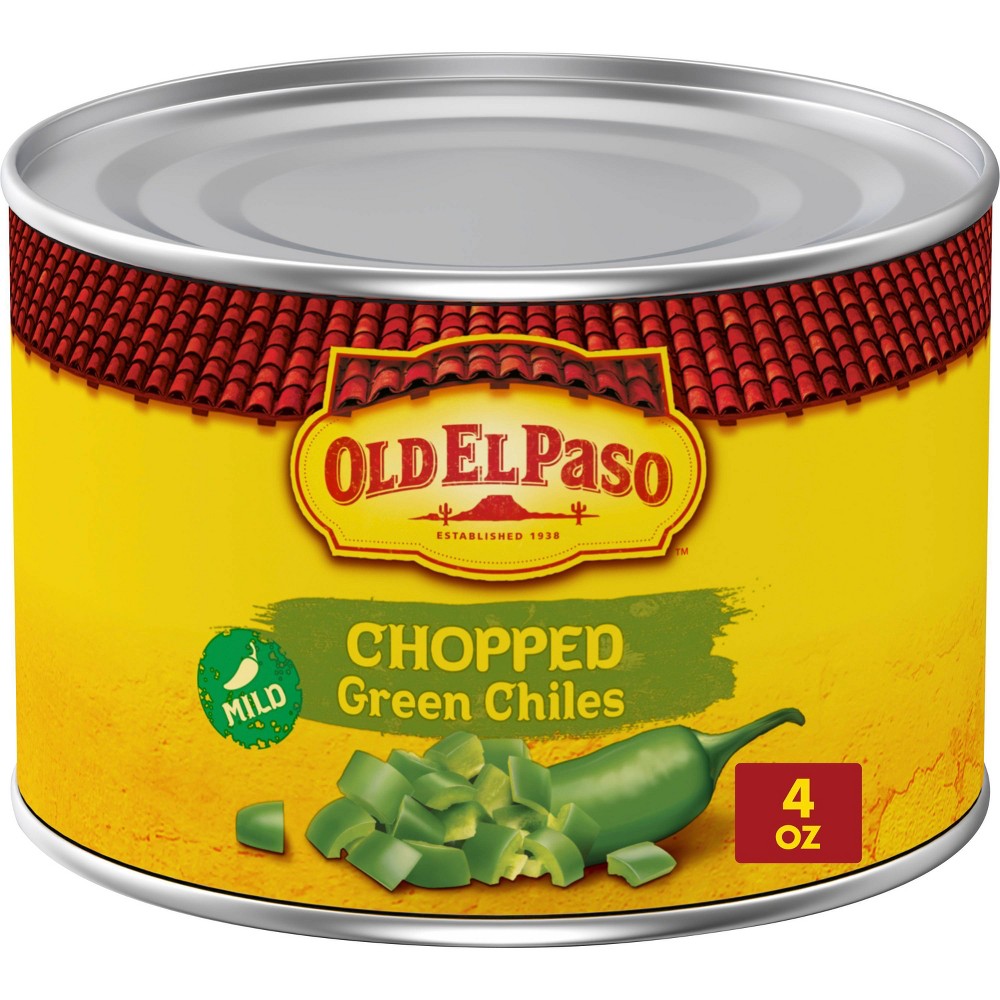 Old El Paso Chopped Green Chiles Can - 4oz