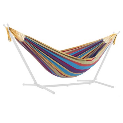 Vivere Double Cotton Replacement Hammock for 8’, 9’ Stand, Canvas Only, Tropical