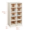 ECR4Kids 10 Cubby Mobile Tray Storage Cabinet, 5x2 - 2 of 4