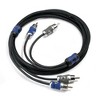 Kicker (2) 46QI23 Q-Series 2-Channel RCA Interconnects, 3.0 Meter Bundle - 2 of 4