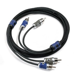 Kicker 46QI22 Q-Series 2-Channel RCA Interconnects, 2.0 Meter - 1 of 2