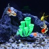 Unique Bargains Silicone Aquarium Simulation Horn Coral Fish Tank Landscape Decoration 3.39"x3.23" 1 Pc - 2 of 4