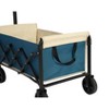 CAVINAS Lightweight Portable Wagon Cart,All-Terrain Shopping Cart with Wheels,Wagon for Camping,Shopping - 4 of 4