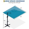10FT Cantilever Patio Umbrella, 360° Rotation Offset Umbrella, Easy Crank & Tilt Adjustment, UV Protection for Backyard, Poolside - 3 of 4