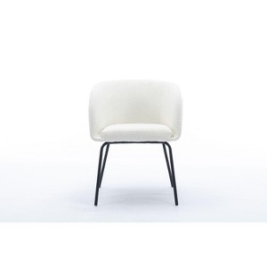 NicBex 1pc Dining Chair with Cushion Seats Modern Upholstered Fabric Dining Room Chair with Metal Legs - 1 of 4