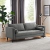 MINIMORE Modern Style 81.5"W Zakari 3Seater Mid-Century Sofa - 2 of 4