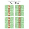 Big Dot of Happiness Tropical Luau - Hawaiian Beach Party Water Bottle Sticker Labels - Set of 20 - 3 of 4