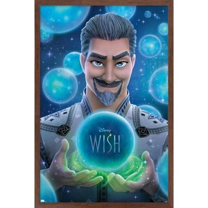 Trends International Disney Wish - King Magnifico One Sheet Framed Wall Poster Prints - 1 of 4