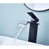 Gulches Waterfall Spout Bathroom Sink Faucet - Single Handle, Stainless Steel, No Overflow, Pop-Up Drain - 4 of 4
