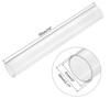 Unique Bargains Lamp Lantern Water Cooling System Acrylic Round Pipes Clear 2 Pcs 14" - 2 of 4