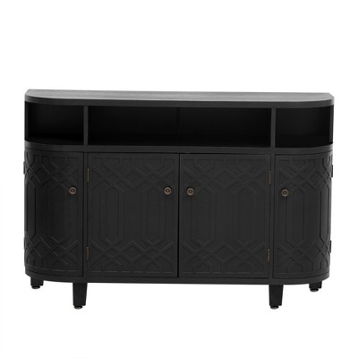 Bella Depot 48''W Curved Design Storage Cabinet