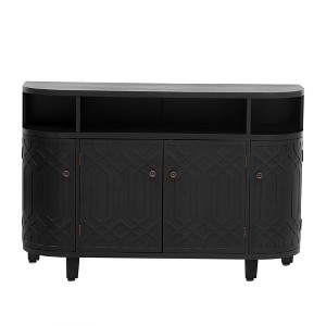 Bella Depot 48''W Curved Design Storage Cabinet - 1 of 4