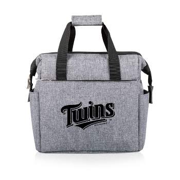 MLB Minnesota Twins On The Go Soft Lunch Bag Cooler - Heathered Gray
