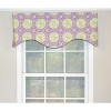 RLF Home Canne Cornice 100% Cotton with Fully Lined 3" Rod Pocket Valnance for Windows 50" x 17" Heather - 2 of 4