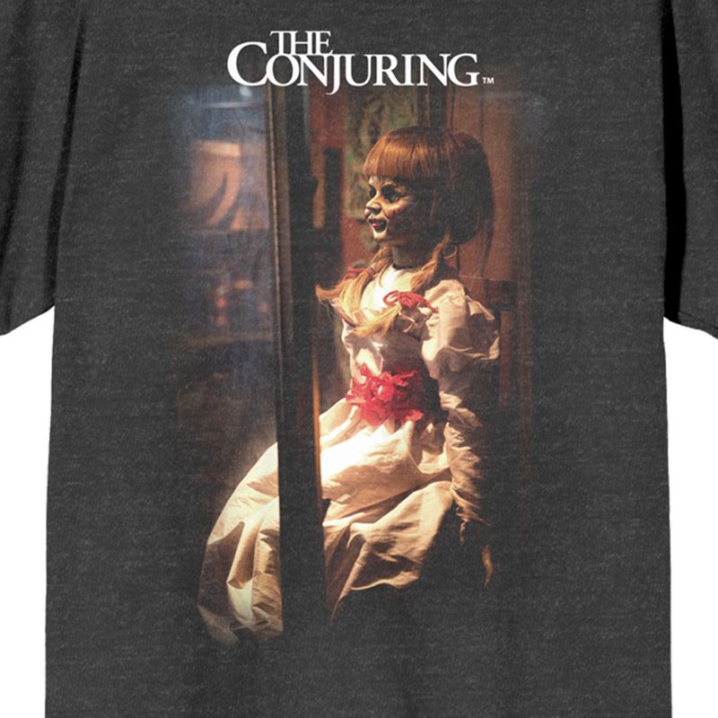 The Conjuring Skeleton Woman Poster Art Juniors Charcoal Heather T-shirt, 2 of 4