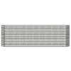 vidaXL Galvanized Iron Arched Gabion Basket, Decorative and Sound-Insulating Garden Barrier with Durable Construction and Wide Application, Silver - 3 of 4