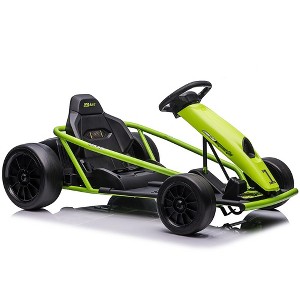 24V Kids Electric Go Kart - 300W x2 Motor, 8MPH, Drift Function, Slow Start & Seat Belt, 180lb Capacity, Ages 8-12 - 1 of 4