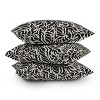 Deny Designs 18"x18" Cassidy Rae Marietta Botanica Throw Pillow Black and Cream - 4 of 4