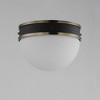 Maxim Lighting Duke 1 - Light Flush Mount in  Black/Weathered Brass - 4 of 4