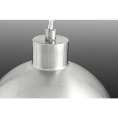 Satin White Opal Globe 12" Pendant Light with Incandescent and LED Compatibility