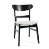 NicBex  Set of 2 Modern Retro Solid Wood Dining Chair,Upholstered Armless Chairs with Mid-Century Design for Kitchen,Living Room - 4 of 4