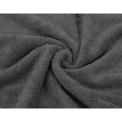 Gray 6-Piece Turkish Cotton Towel Set