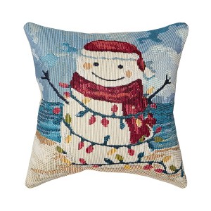 Liora Manne Marina Holiday Indoor/Outdoor Pillow.. - 1 of 4