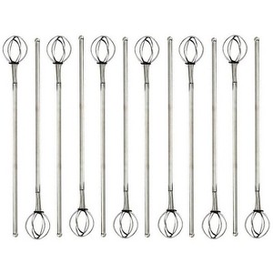 Norpro 8" Stainless Steel Cocktail Whisk - Bar Drink Stirring Mixing Stirrer - 1 of 1
