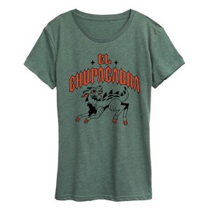 Women's - Instant Message - El Chupacabra Short Sleeve Graphic T-Shirt - 1 of 4