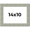 PosterPalooza | Photo Size Sculpted Blue Picture Frame - UV Acrylic, Foam Board Backing, Hanging Hardware - 2 of 4