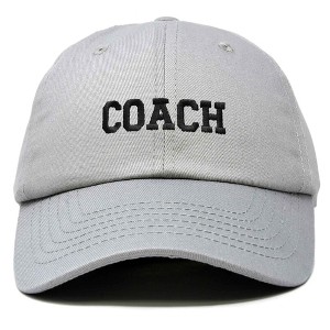 Dalix Coach Embroidered Sports League Baseball Cap Adjustable Dad Hat Mens - 1 of 4