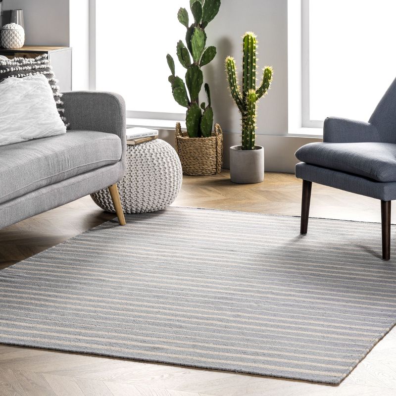 nuLOOM Reese Striped Wool Area Rug, 6' x 9', 3 of 11