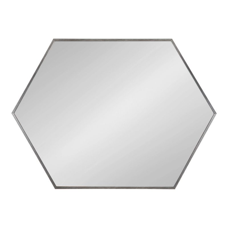 22&#34; x 31&#34; Rhodes Hexagon Wall Mirror Silver - Kate &#38; Laurel All Things Decor, 6 of 10