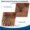 Bean Bag Chairs for Adults, Memory Foam Couch Single Sofa Chair with Suede-Like Fabric, Cozy Comfy Reading Nook Chairs - 2 of 4