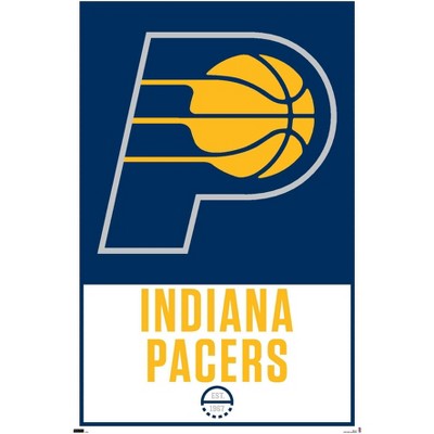 Trends International NBA Indiana Pacers - Logo 21 Framed Wall Poster Prints