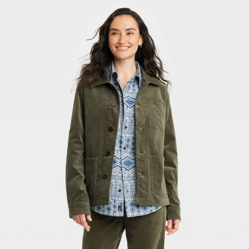 Green chore outlet coat