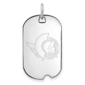 Black Bow Jewelry Sterling Silver Ottawa Senators NHL Pendant - 1 of 3