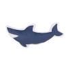 Everything Kids Blue Shark Super Soft Shaped Decorative Toddler Pillow - 2 of 4