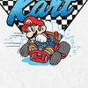 Seven Times Six Nintendo Super Mario Men's Mario Kart Team Driver Checkered Flag T-Shirt White - image 3 of 4