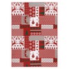 2x3 Christmas Area Rug - Machine Washable Holiday Rug w/Non-Slip Backing, Festive Patchwork Design , Low Pile Indoor Doormat for Entryway/Bedroom - 2 of 4