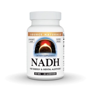NADH 20mg Co-E1 Sublingual by Source Naturals, Inc.  -  20 Lozenge - 1 of 3