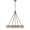 Savoy House Monarch 8 - Light Chandelier in  Champagne Mist/Coconut Shell - 4 of 4