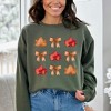Simply Sage Market Women's Graphic Sweatshirt Coquette Fall Leaf Chart - 2 of 4