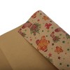 Unique Bargains Gift Wrap Paper Christmas Yellow Kraft 27.56"x19.69" 5Pcs - 4 of 4