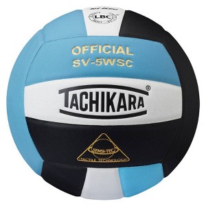 Tachikara Indoor Sensi Tec Composite Competition Volleyball - Powder Blue/White/Black - 1 of 1