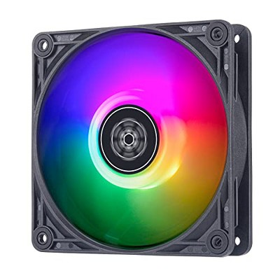 SilverStone Technology VISTA 120 ARGB  Translucent PC fan black PBT  frame HDB bearing 0 to 2000RPM 4pin-PWM 500mm cable 4-1pin ARGB 800+100mm cable