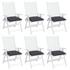 Chair Cushion Set of 6  Oxford fabric (100% polyester) vidaXL - 4 of 4