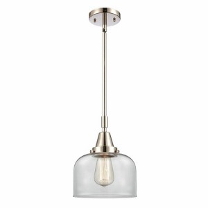Bell - 1 Light Stem Hung Mini Pendant In Industrial Style-11.13 Inches Tall and 8 Inches Wide - 1 of 1
