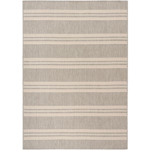 Nourison Horizon Indoor/Outdoor Modern Stripes Flatweave Area Rug - 1 of 4